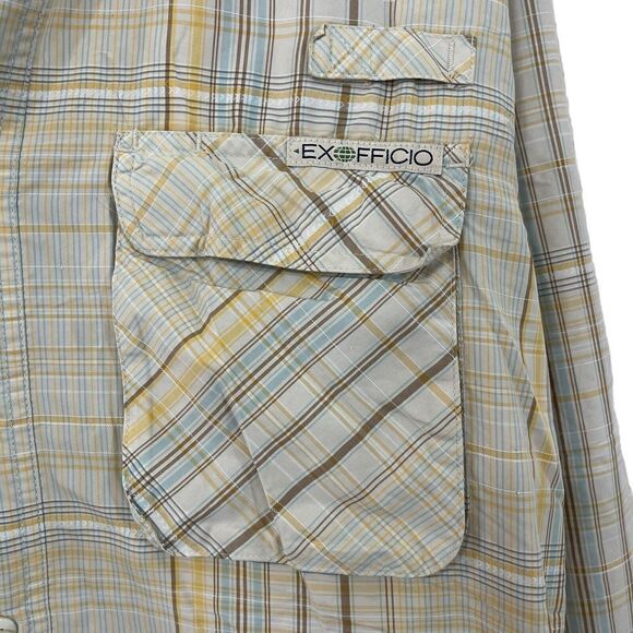 ExOfficio Large Button Shirt Travel Lightweight Long Sleeve Vented Mens - Picture 7 of 16